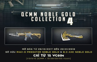 Chào năm mới, game thủ Đột Kích háo hức chờ đón bộ đôi vũ khí Noble Gold