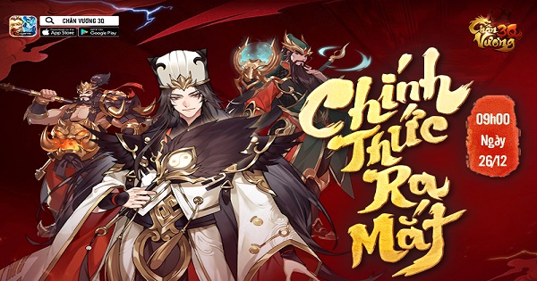 Game hot Chân Vương 3Q Mobile chính thức ra mắt 26/12