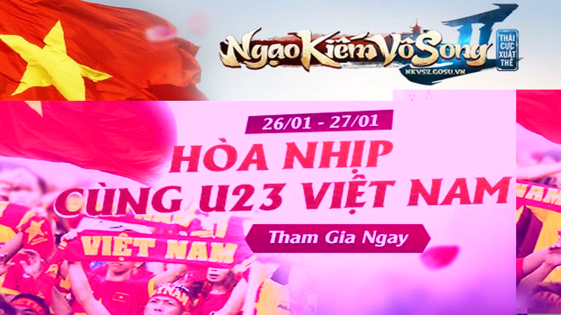 Cùng game thủ Thái Cực Xuất Thế chờ đợi giây phút U23 Việt Nam vô địch Châu Á