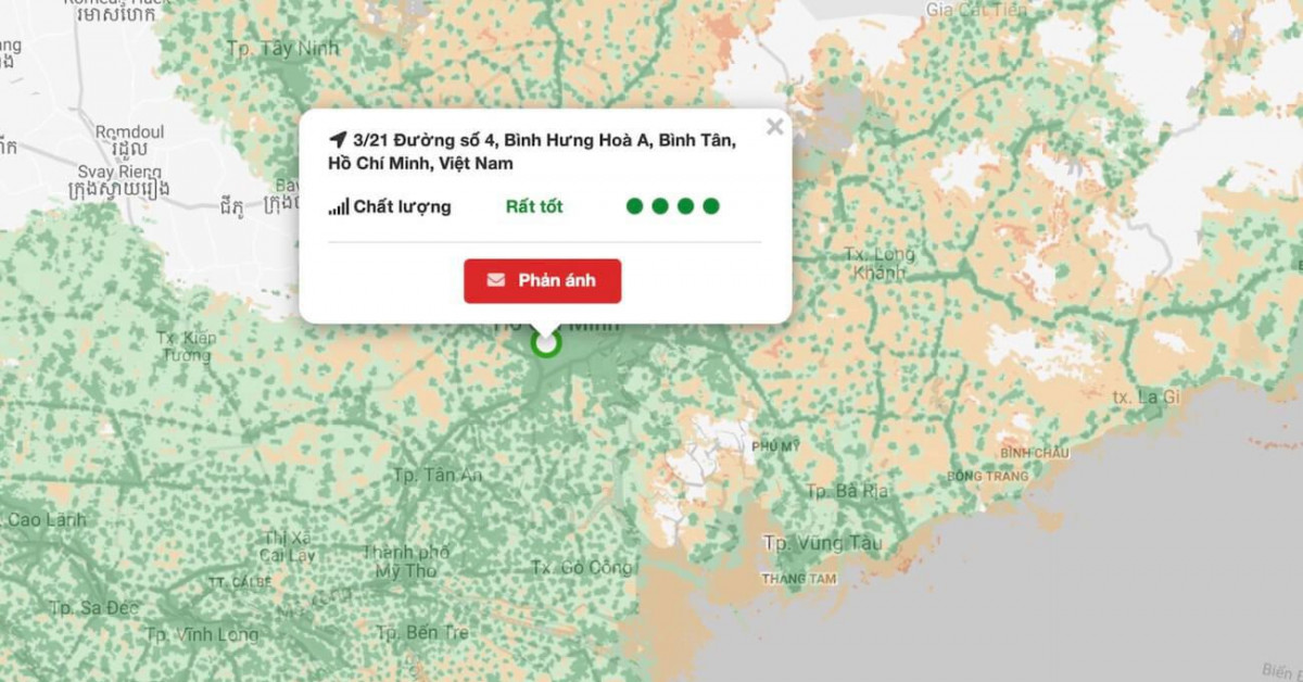 Cách kiểm tra chất lượng mạng 4G tại khu vực bất kỳ