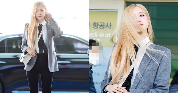 Rosé (BLACKPINK) gây sốt tại sân bay ngày đầu năm: Khí chất quyền lực tựa nữ CEO, không hở vẫn khoe trọn body mãn nhãn