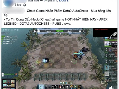 Dota Auto Chess chính thức bị hacker tấn công, phần mềm hack được giao bán công khai