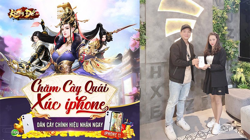 Gặp gỡ “thánh train” miệt mài “Cày quái săn iPhone” của Kiếm Đế 3D