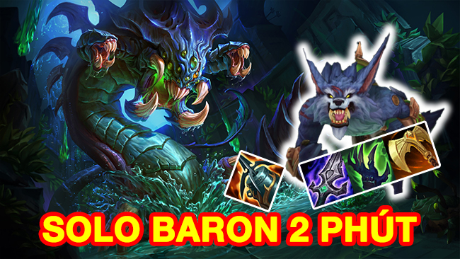 LMHT: Học hỏi lối chơi Warwick siêu hồi máu có khả năng solo Baron trong chớp mắt