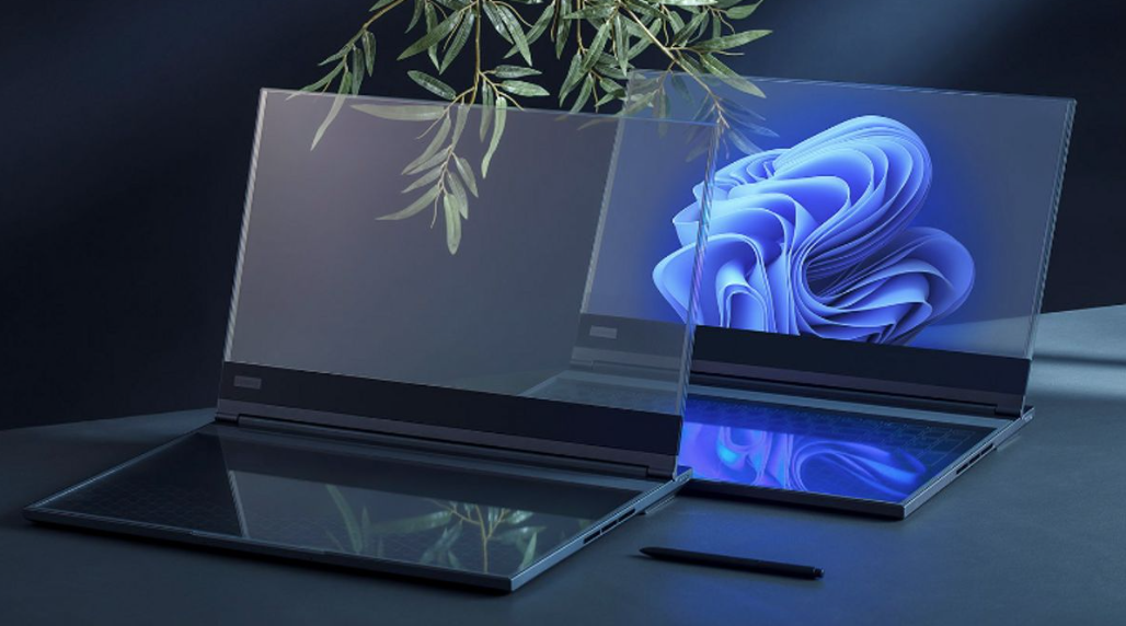 Lenovo công bố mẫu laptop màn hình trong suốt tại MWC 2024