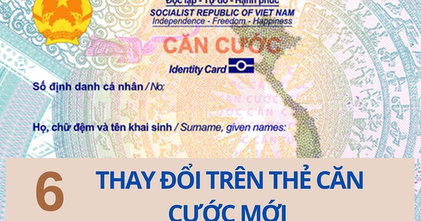 Từ 1⁄7⁄2024, thẻ căn cước mới sẽ khác gì so với thẻ căn cước công dân?