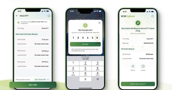 Vietcombank ra mắt tính năng mới hữu ích trên app ngân hàng