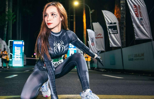 Hóa người nhện chạy Marathon, hot girl khiến dân tình ráo riết săn lùng “info”