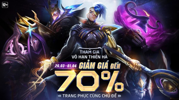 Giảm giá trang phục chủ đề Thiên Hà đến 70% từ 26/03 đến hết 01/04