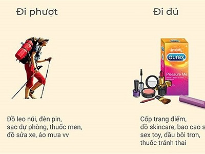 Đau ruột vói bộ tranh giúp phân biệt giữa phượt thủ và 