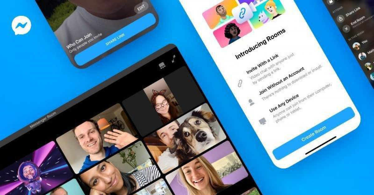 Facebook ra mắt Messenger Rooms, cho phép họp online 50 người