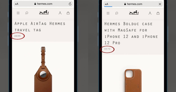 Hermès vừa giới thiệu thêm 2 phụ kiện xa xỉ cho iPhone 12 và AirTag của Apple, giá cao đến giật mình!