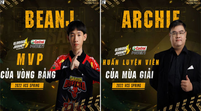 LMHT: Archie và BeanJ đoạt MVP giải VCS mùa xuân 2022