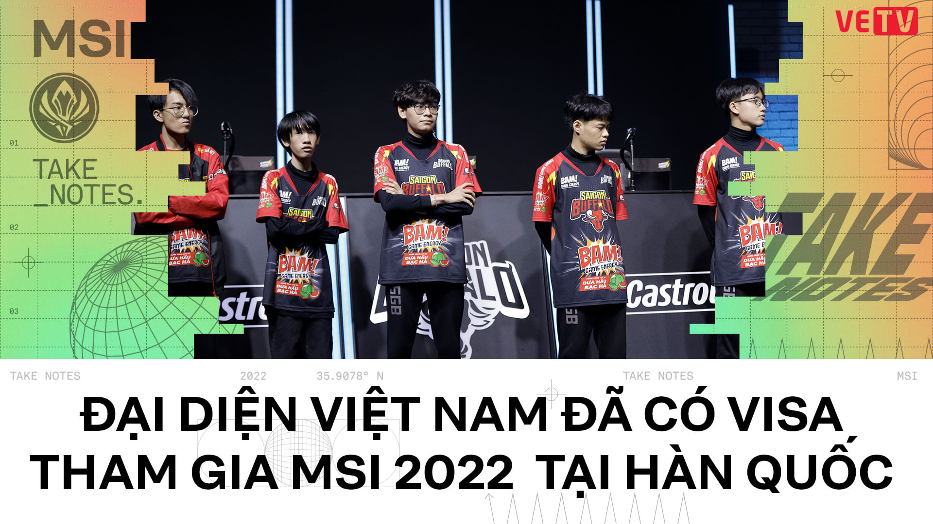 SGB đã có visa sang Hàn dự MSI 2022