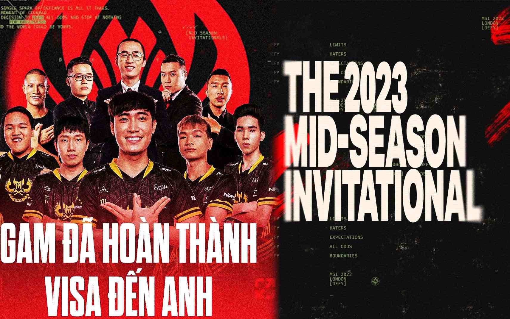 GAM Esports chính thức hoàn thiện Visa đến Anh và sẽ sớm có mặt tại London