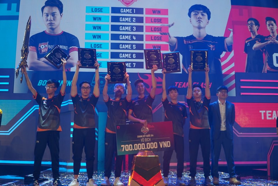 Vượt qua Box Gaming, Flash lên ngôi vô địch giải Liên Quân Mobile mùa Xuân 2019