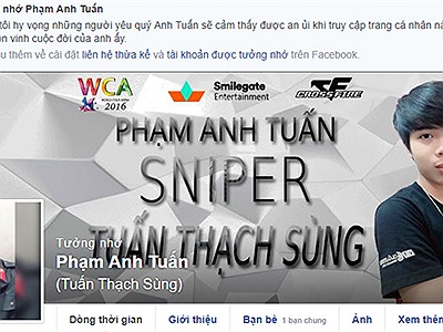 Đột Kích: Facebook của hot Sniper Tuấn Thạch Sùng bất ngờ chuyển sang tưởng nhớ người đã khuất?