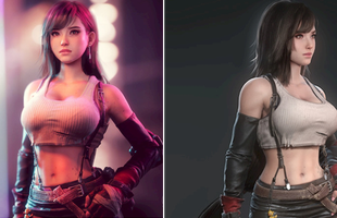 Bức xúc vì ngực Tifa bị cha đẻ sửa bé tẹo teo, game thủ ra tay 'buff mạnh vòng 1' khiến fan FF7 Remake tròn mắt