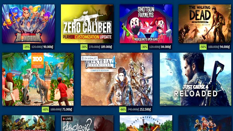 Sự kiện đại hạ giá game Steam Summer Sale 2020 bắt đầu - Mua game bằng giá 1 cốc Cafe