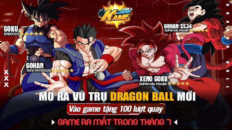 Kame Legend cập bến Việt Nam- Đánh dấu bước ngoặt, định hình đẳng cấp trong rừng game Dragon Ball