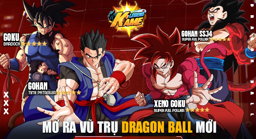 Kame Legend - Game lấy chủ đề Dragon Ball sắp ra mắt tại thị trường Việt Nam