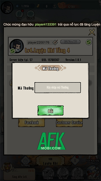 Tổng hợp gift code game Tu Tiên Lên Luôn mới nhất trong tháng