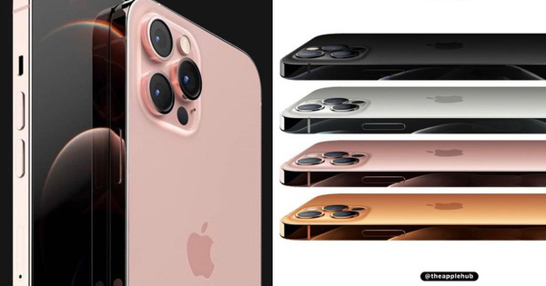 Rò rỉ concept iPhone 13 màu vàng hồng đẹp mãn nhãn