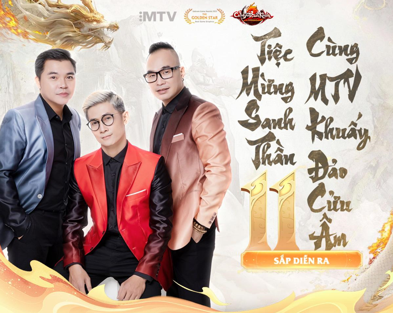 CỬU ÂM CHÂN KINH 11 TUỔI: LỄ HỘI RỘN RÀNG - SĂN LỆNH BÀI VÀNG, CÙNG MTV BAND HIỆN THỰC “GIẤC MƠ CỬU ÂM”.