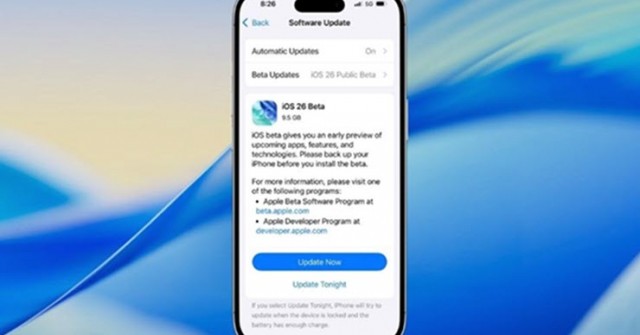 iOS 26 beta công khai đã sẵn sàng cho mọi iFan tải về
