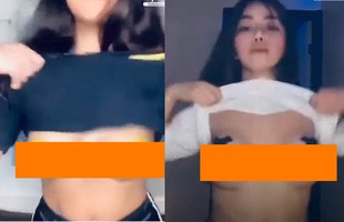 Trào lưu khoe ngực mới của Tiktok quá dung tục khi nude 99%, dí thẳng vào màn hình để 