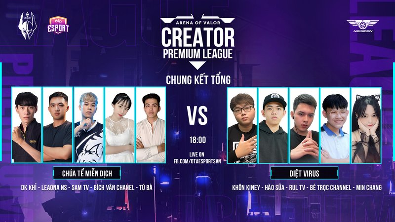 Chung kết AOV Creator Premium League - Ngôi vương sẽ gọi tên Team DK Khỉ hay Bé Trọc?