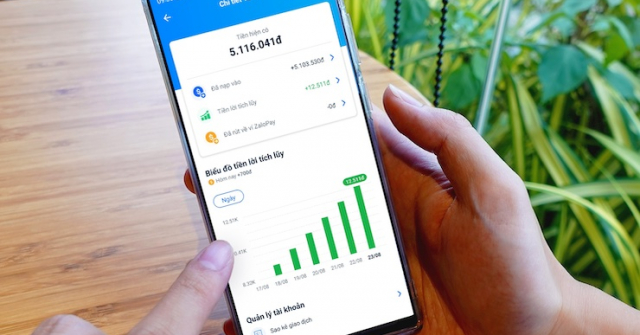 Tính năng kiếm tiền trên ví điện tử ZaloPay vừa tăng mức lãi