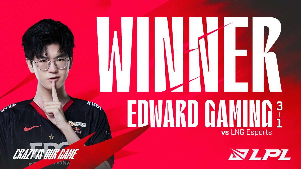 EDward Gaming đánh bại LNG Esports để tiến vào bán kết nhánh thua LPL Mùa Hè 2022