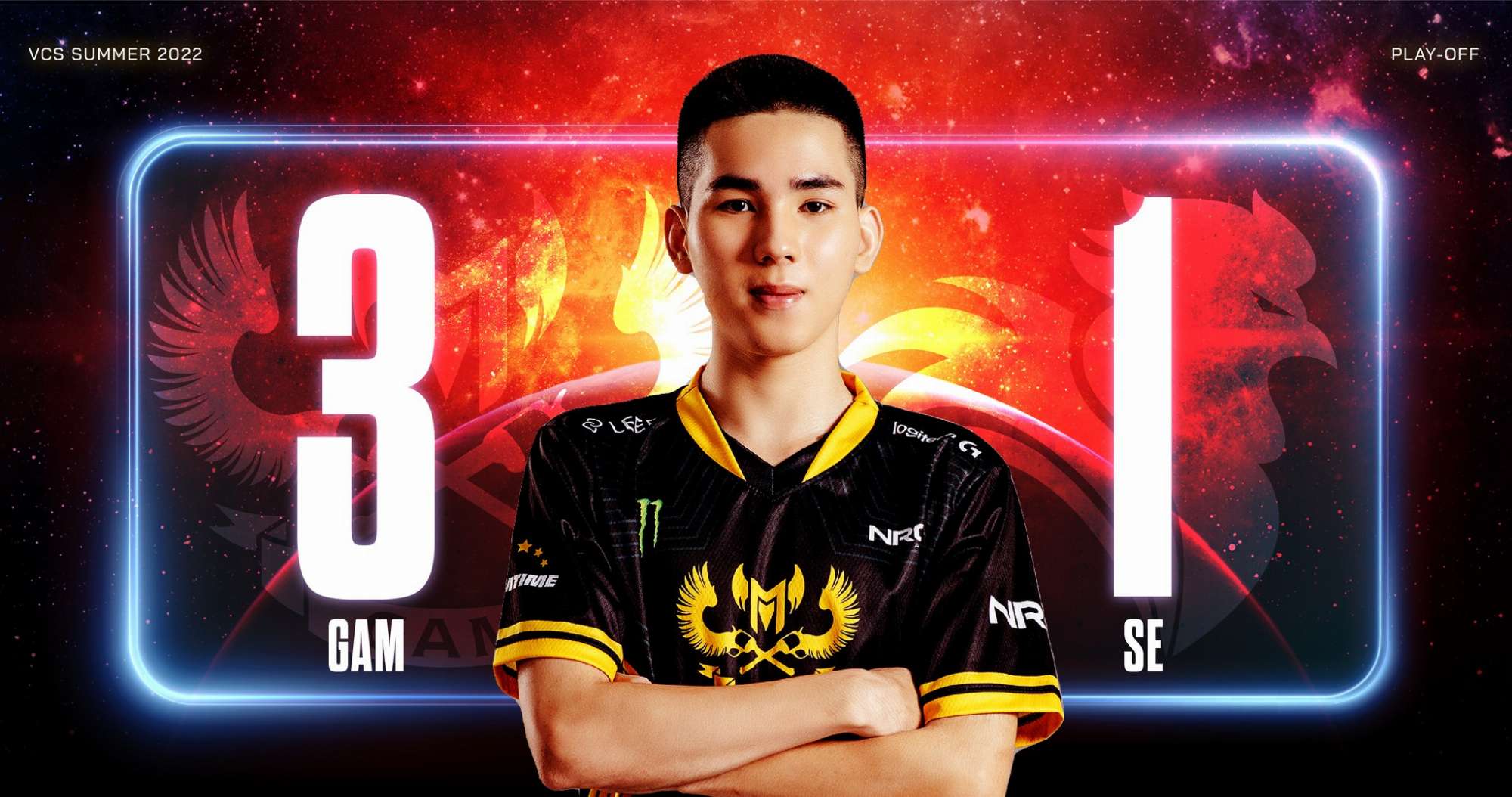 GAM Esports đánh bại SE với kết quả 3-1 và tiến vào chung kết nhánh thắng VCS Mùa Hè 2022