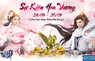 Kiếm Ma 3D khởi tranh sự kiện đua TOP tặng hoa liên server cực kì hấp dẫn