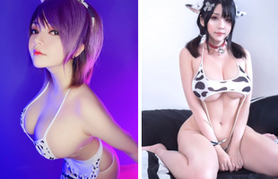 Tuyển tập ảnh cosplay bò sữa siêu sexy của các coser nổi tiếng, mỗi người một vẻ nhưng điểm chung là đều rất nuột