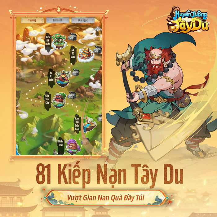 Huyễn Tưởng Tây Du cho game thủ đại náo Tam Giới tìm lại Chân Kinh