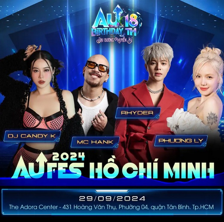 AU FES 2024: Đừng bỏ lỡ sự kiện âm nhạc lớn nhất năm do Audition tổ chức tại TP.HCM