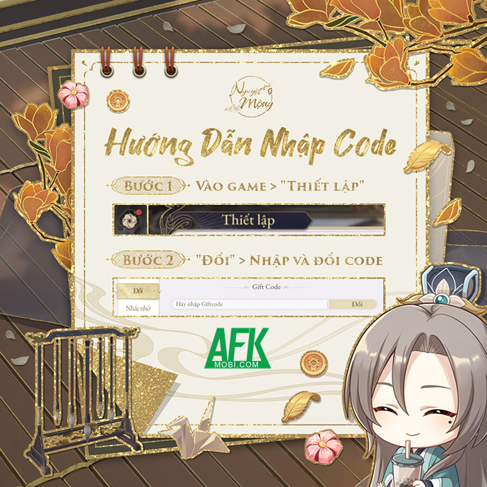 Tổng hợp gift code game Nguyệt Mộng mới nhất trong tháng