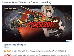 Đột Kích: Đừng lo lắng khi bạn ở xa, dù nơi đâu thì bạn vẫn có quà từ CFSI 2017 đấy!