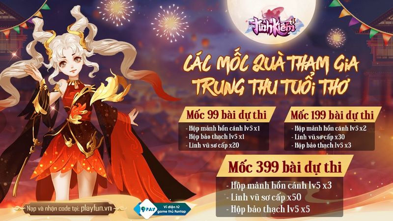 Ấm lòng với những chiếc đèn lồng Trung Thu handmade từ game thủ Tình Kiếm 3D