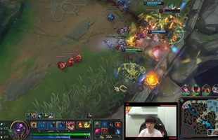 LMHT: Faker cosplay Wolf với Alistar Hỗ trợ combo max ping