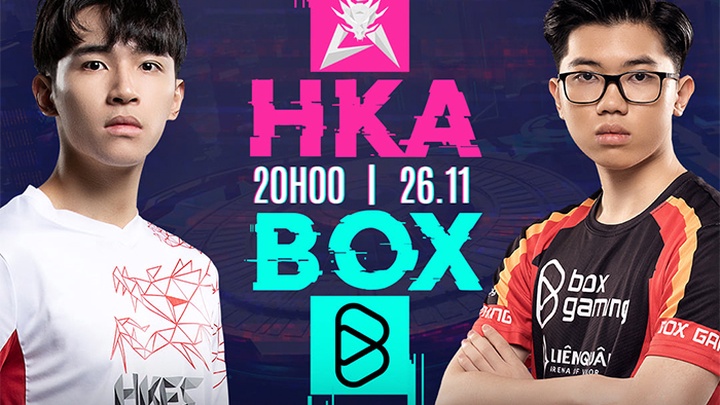 Trực tiếp HKA vs BOX, ngày 5 AIC Liên quân 2020