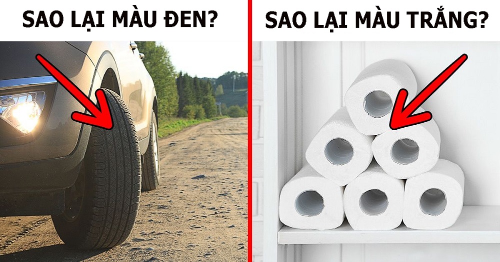 Màu sắc đặc biệt của 9 thứ quen thuộc hàng ngày và lý do thực sự đằng sau