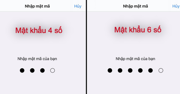 Mẹo hay giúp tùy ý thay đổi mật khẩu 4 số, 6 số hoặc cả chữ và số trên iPhone