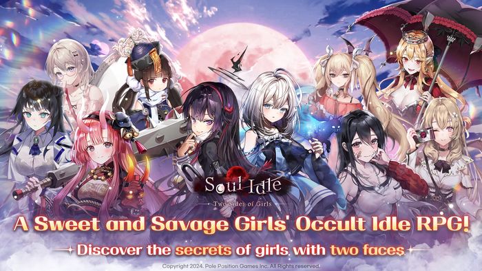 Soul Idle : Two Sides of Girls tựa game nhập vai nhàn rỗi đang mở đăng ký trước trên mobile