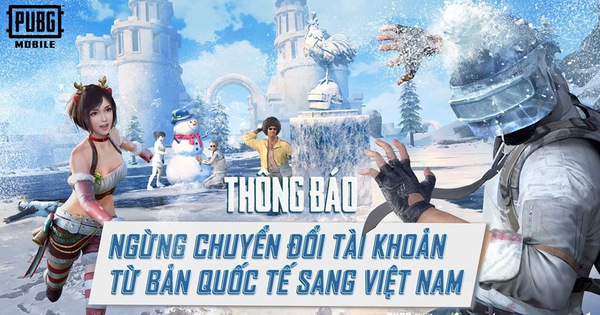 PUBG Mobile: VNG ngừng chuyển đổi tài khoản bản quốc tế sang Việt Nam, game thủ 