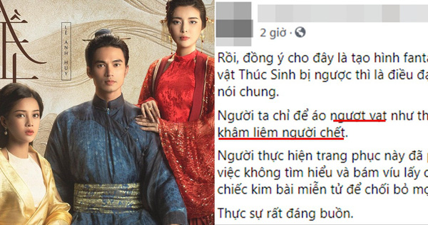 Poster mới phim KIỀU phạm lỗi vô cùng nghiêm trọng, cho nhân vật mặc kiểu áo chỉ dành cho dịp khâm liệm người chết