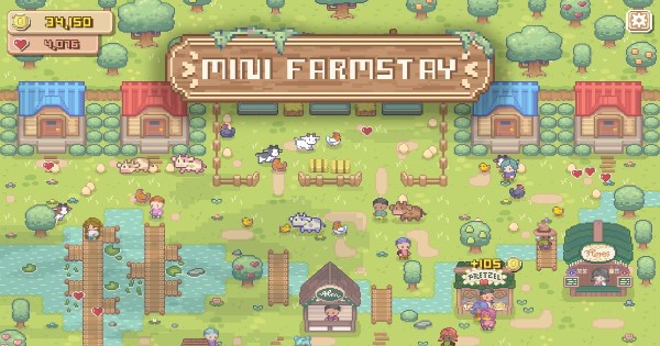 Mini Farmstay – Game nông trại với đồ họa Pixel cực chill