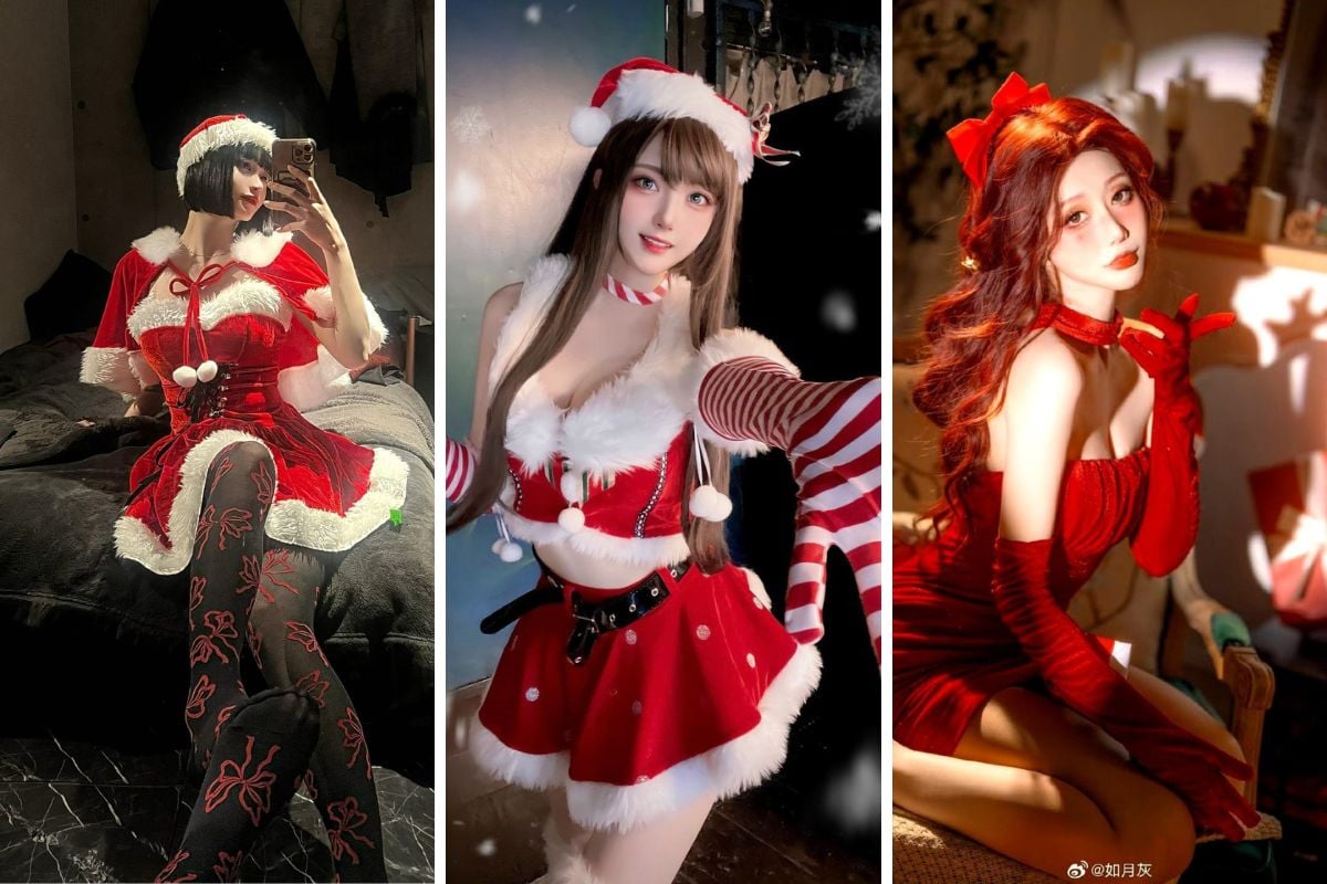 MXH tràn ngập hình ảnh cosplay Noel của các nữ coser xinh đẹp